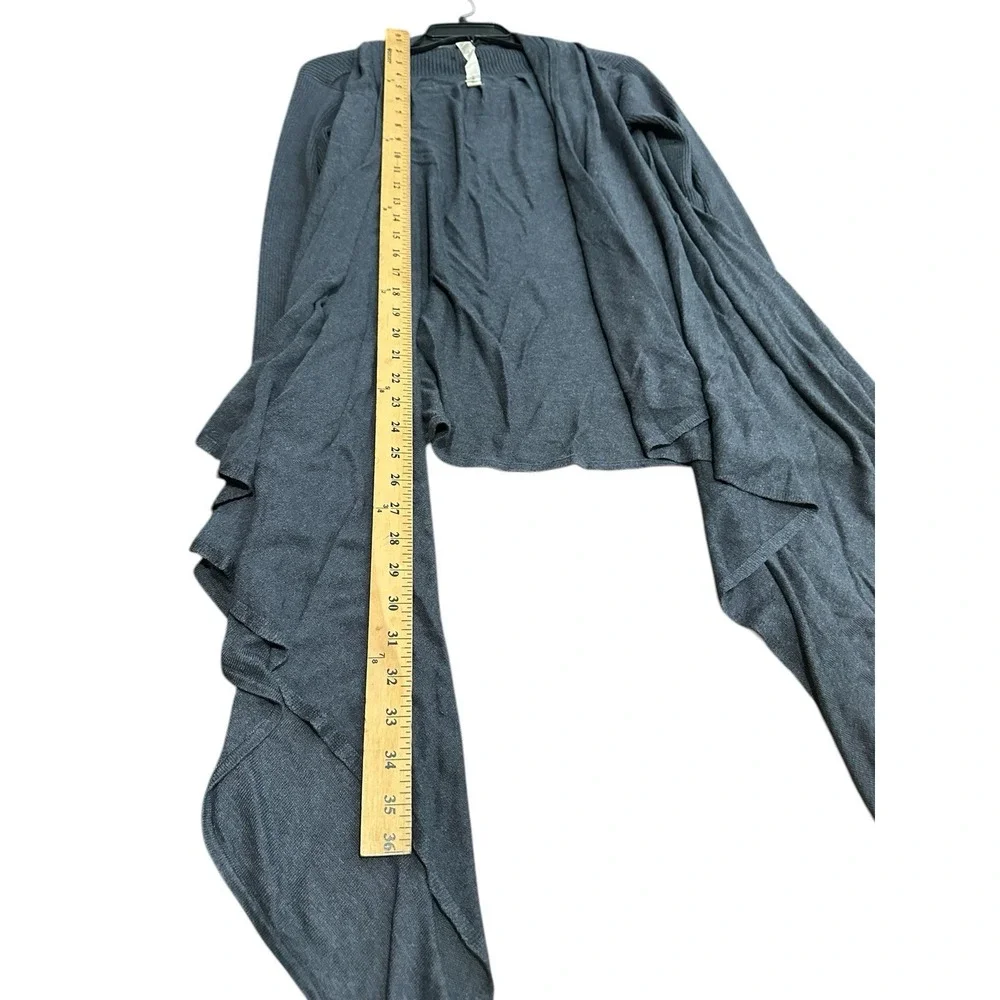 Lululemon Women's 6 Cashmere Blend‎ Universal Wrap Open Cardigan Charcoal #L3-4